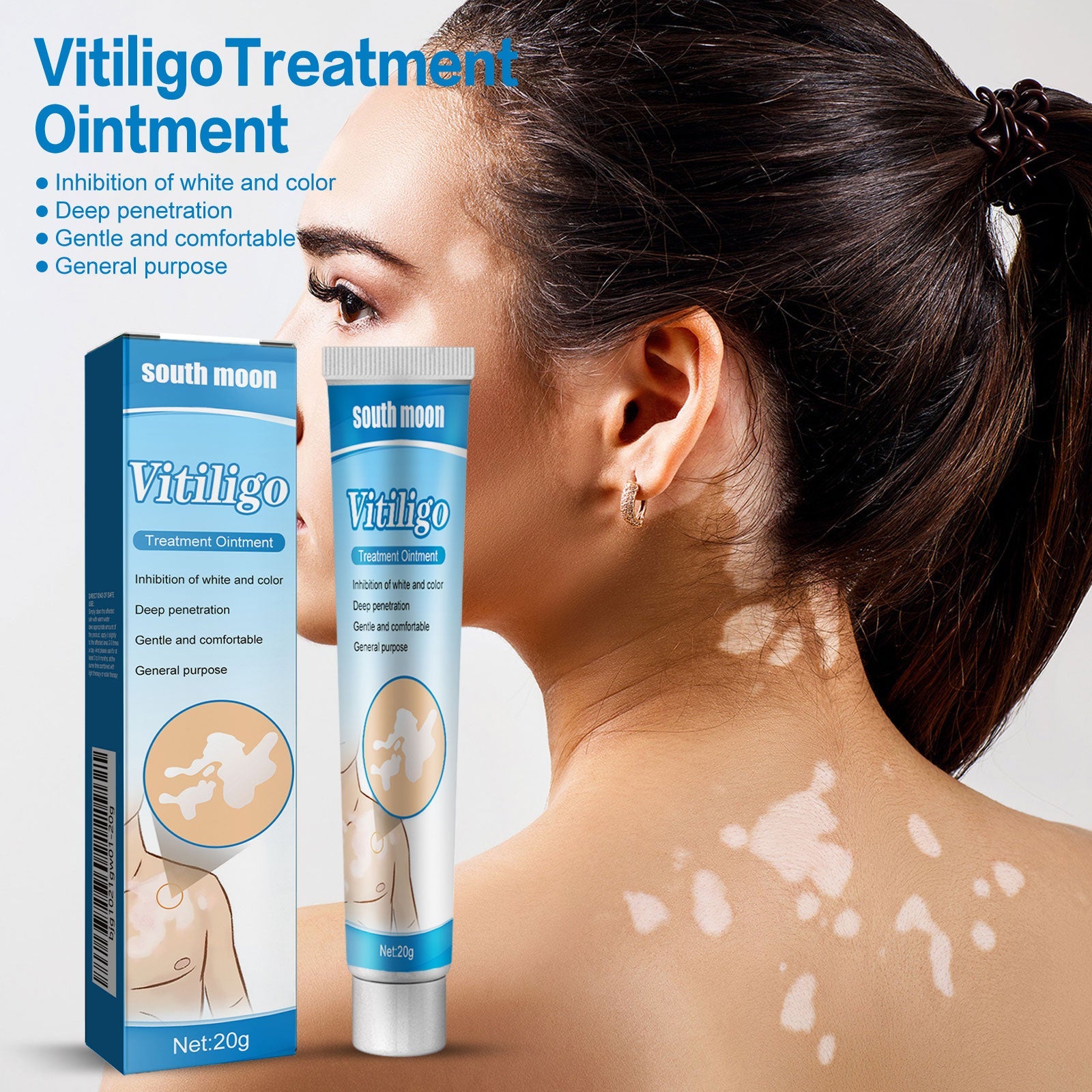 Skin Care Cream Apply Repair Care Cream To The Skin Of The Body, Arms And Legs