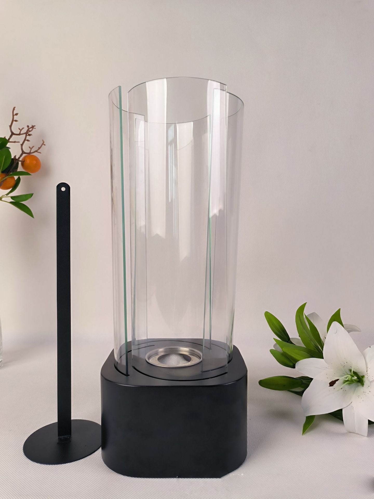 Firepot True Fire Alcohol Fireplace Whirlwind Stove Heating Stove Indoor and Outdoor Villa Atmosphere Decoration Desktop Decoration