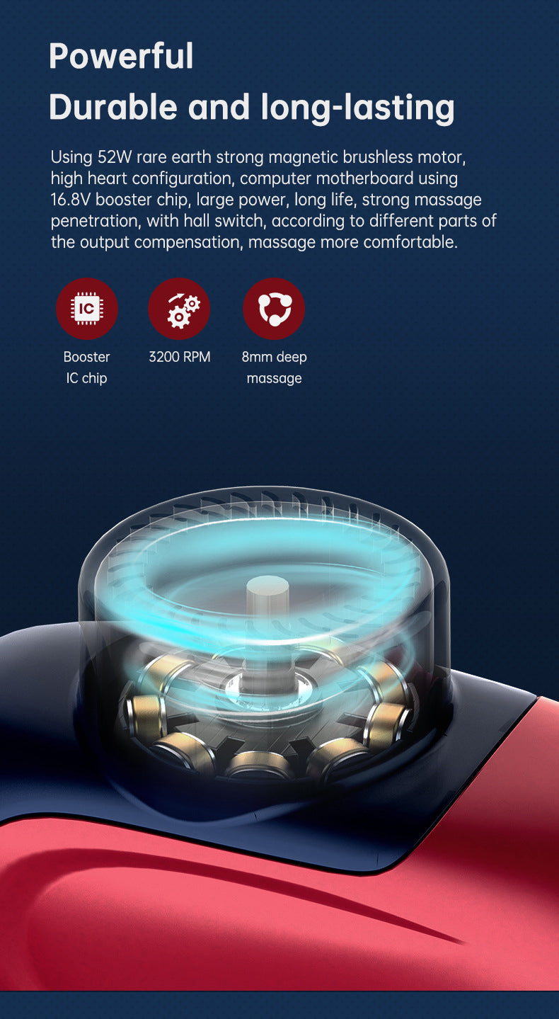 CP-F10 fascia gun muscle massager cervical muscle relaxer electric menstrual gun leg electric