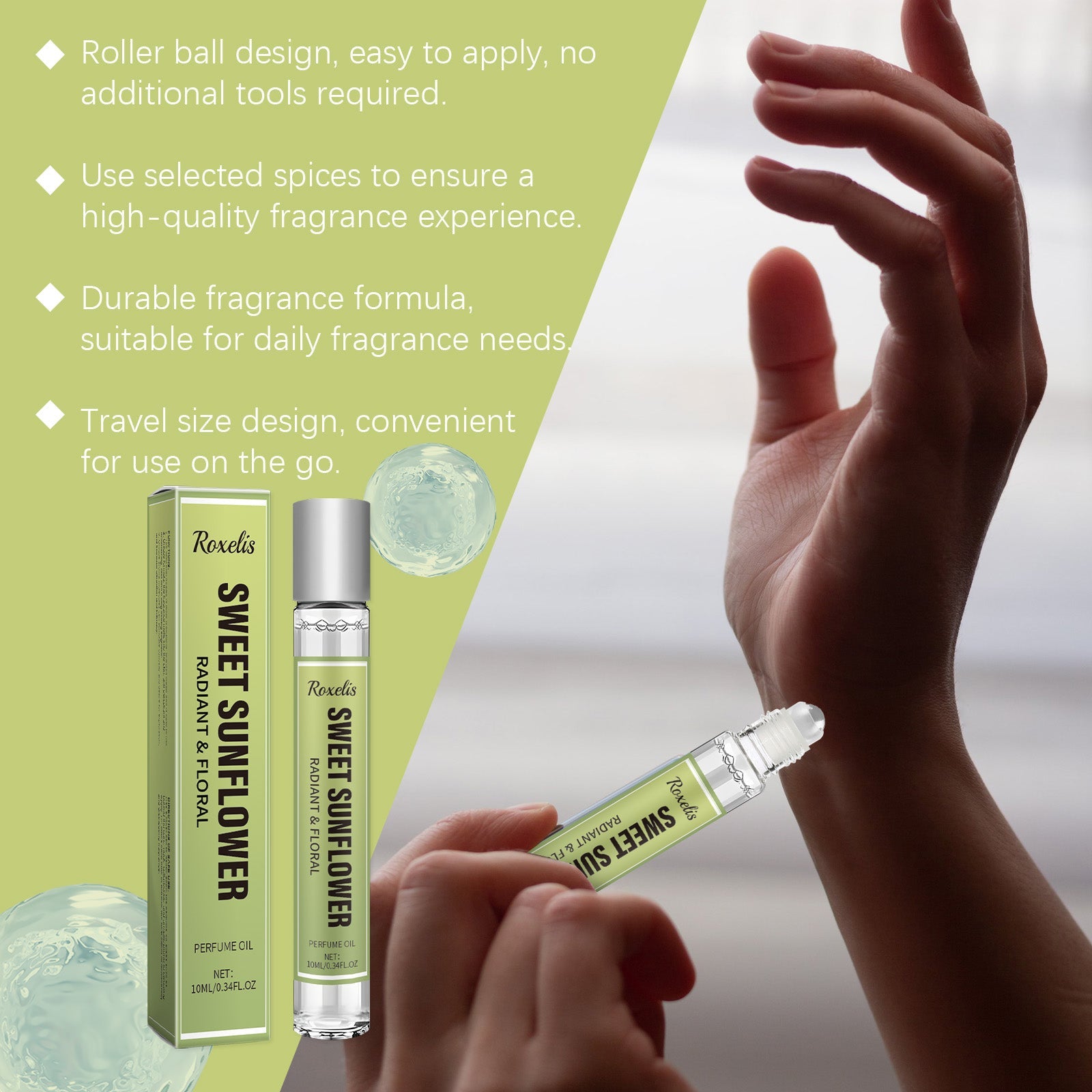 Sweet Sunflower Ball Fragrance Fragrance Fragrance Ladies Ball Fragrance Fresh And Sweet With New Vitality