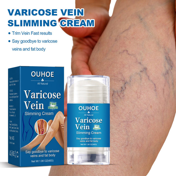 Varicose Vein Slimming Cream, Vein Repair Body Care Reduces Leg Muscle Swelling Earthworm Leg Slimming Cream
