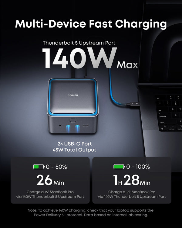 Anker Prime TB5 Docking Station (14-in-1, 8K, Thunderbolt 5 )