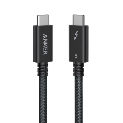 Anker Prime Thunderbolt 5 Cable (3.3 ft/1.7 ft, 80 Gbps, 240W)