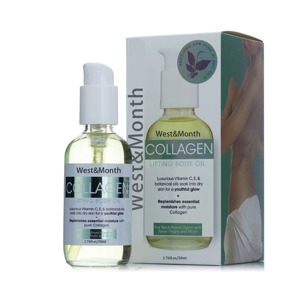 Collagen Lifting Body Oil, Lift Arm Shape Belly In Firming Skin Care Oil