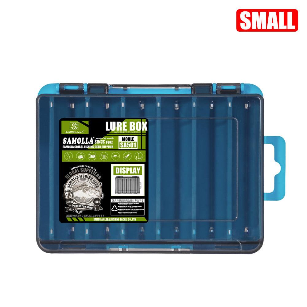14-Compartment Fishing Tackle Box for Accessories, Lures & Hooks, Double-Sided Organizer.