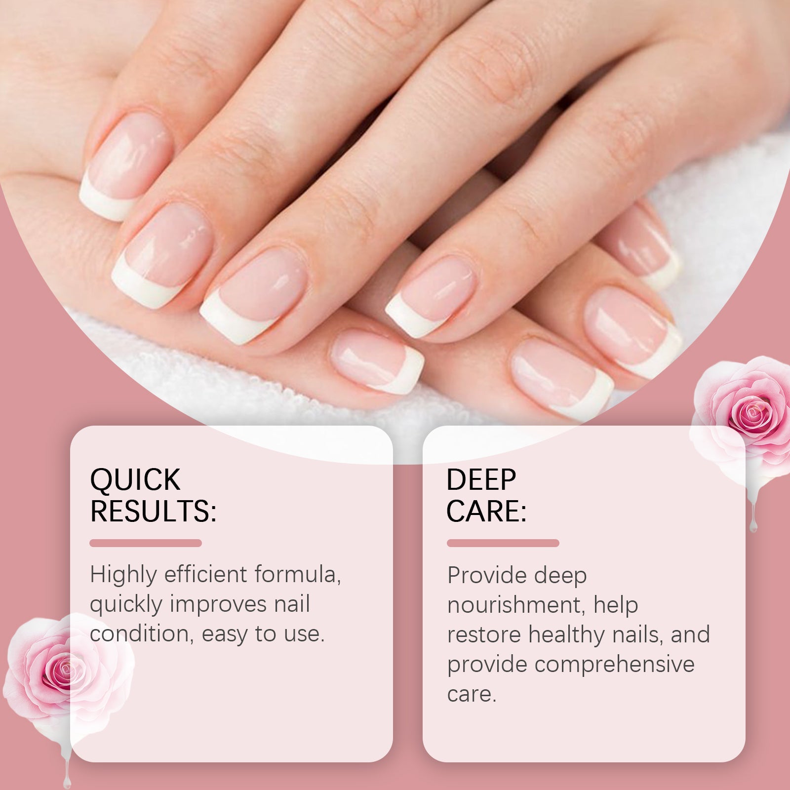 Hand, Foot And Nail Care Solution Nourishes And Moisturizes Nails And Gray Nails Repair Solution