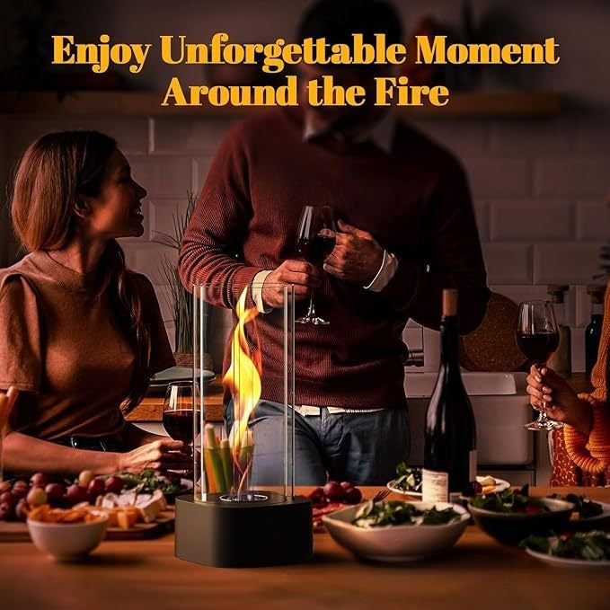 Firepot True Fire Alcohol Fireplace Whirlwind Stove Heating Stove Indoor and Outdoor Villa Atmosphere Decoration Desktop Decoration