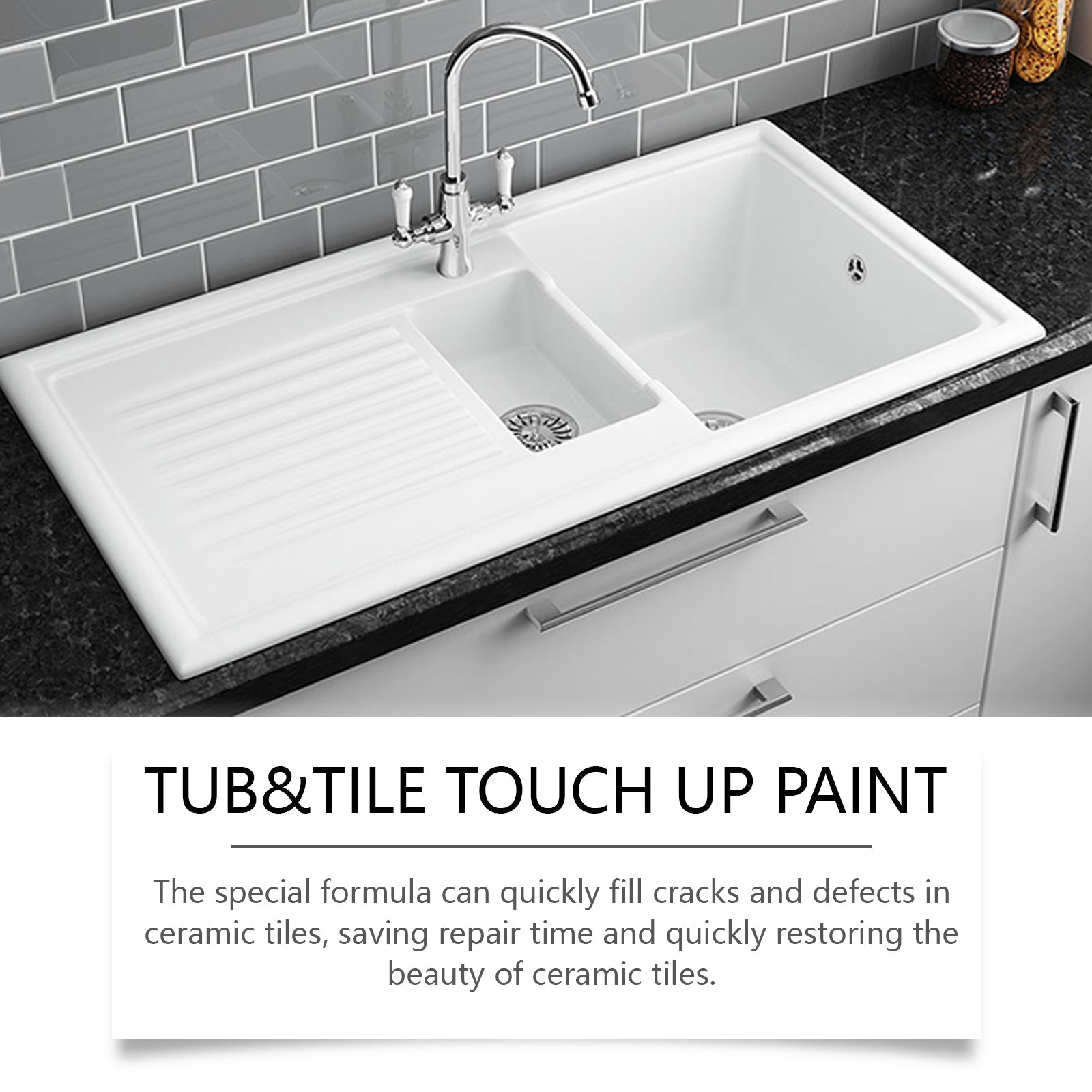 Tile Repair Paint Ceramic Repair Paint For Household Tile Marble Bathtub Wash Basin Toilet