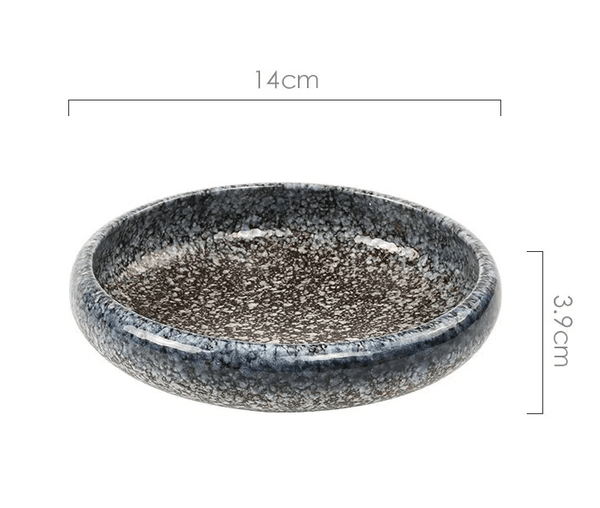 Creative retro ceramic plates plates dishes sushi plates tableware snack plates