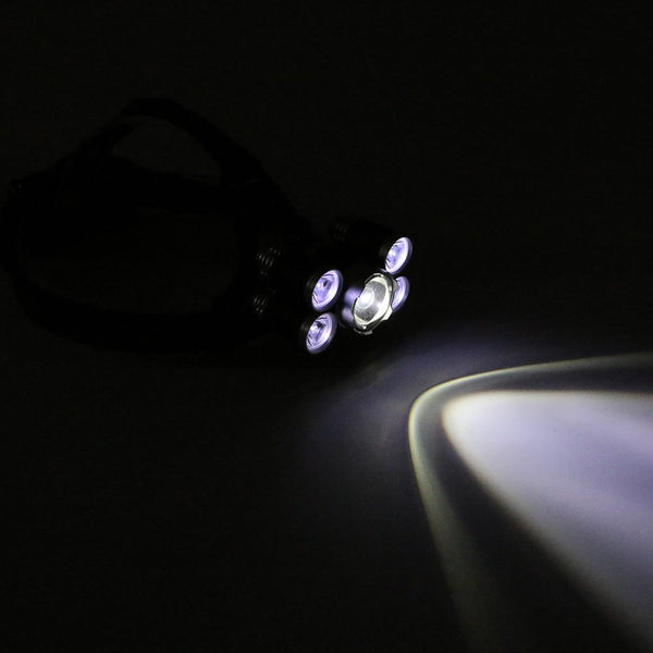 12000Lm XML T6 5 LED Headlight 4 Modes Torch 2x18650 battery+ Car charger