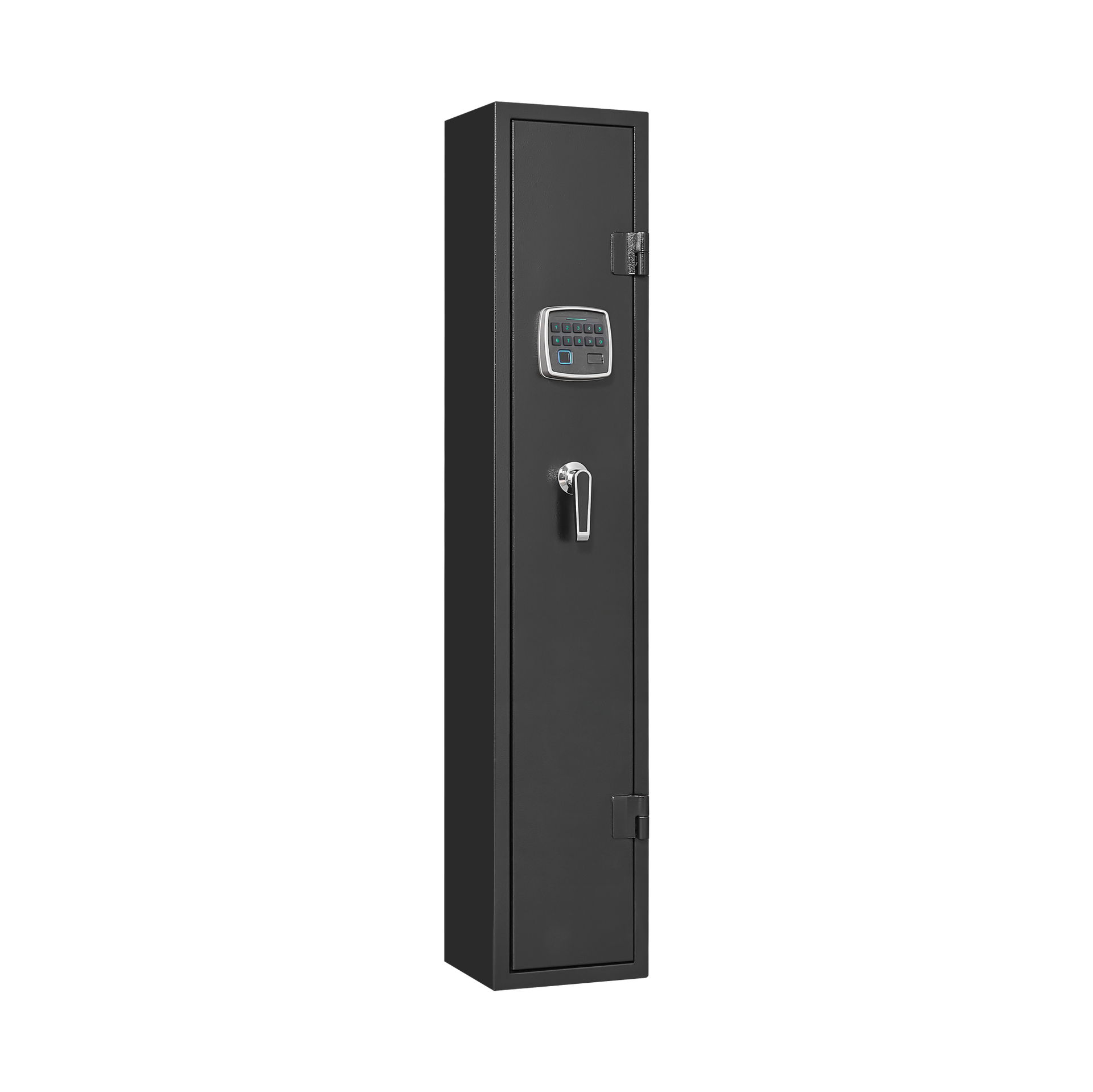 5 gun safes with 3 pistol pockets, quick access biometric adjustable heavy-duty gun rack mounted gun safes