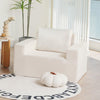 Sofa in a box Foam Sofa Couch with Pillow, Bean Bag Chairs for Adults Stuffed High-Density Foam - Ameican White Oak