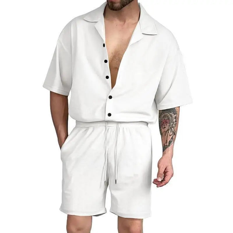 Cardigan casual beach shorts set- Sexikinis Swim