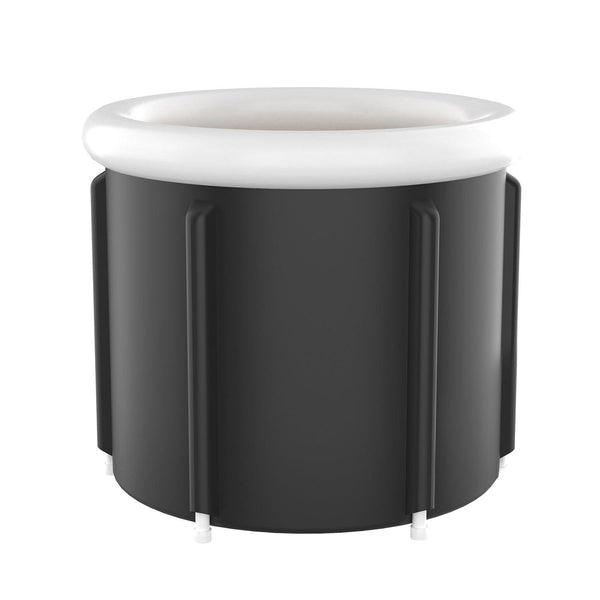 Black Ice Bath Bucket Large Household Foldable Bath Bucket PVC Padded SPA Bathtub