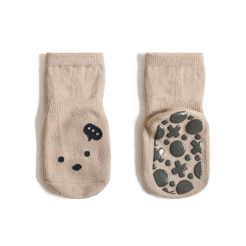 New Baby Floor Socks Combed Cotton Summer Boys And Girls Early Education Cool Toddler Non-Slip Mid-Tube Socks