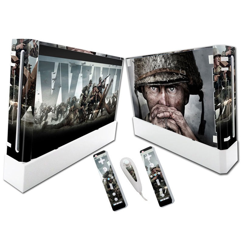 Suitable for WII stickers wii console cartoon protective film Spider-Man Fortress Night multiple styles without leaving glue