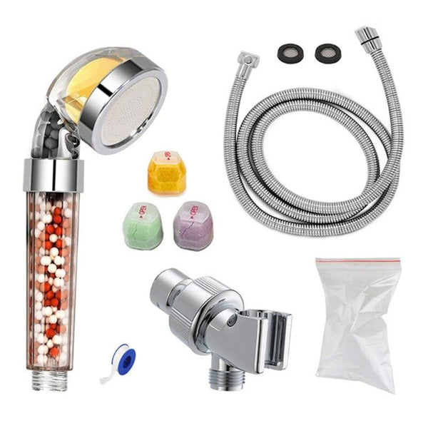 Fragrance Anion Shower Nozzle Set Adjustable Quick Connection Removable Sprinkler Basin Bathing Tub Fountain Home
