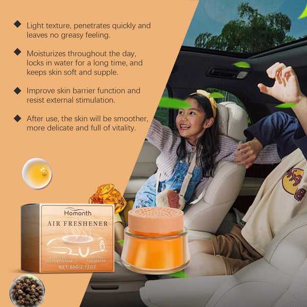 Cologne Car Solid Balm For Car Odor Removal Fresh And Light Portable Car Balm