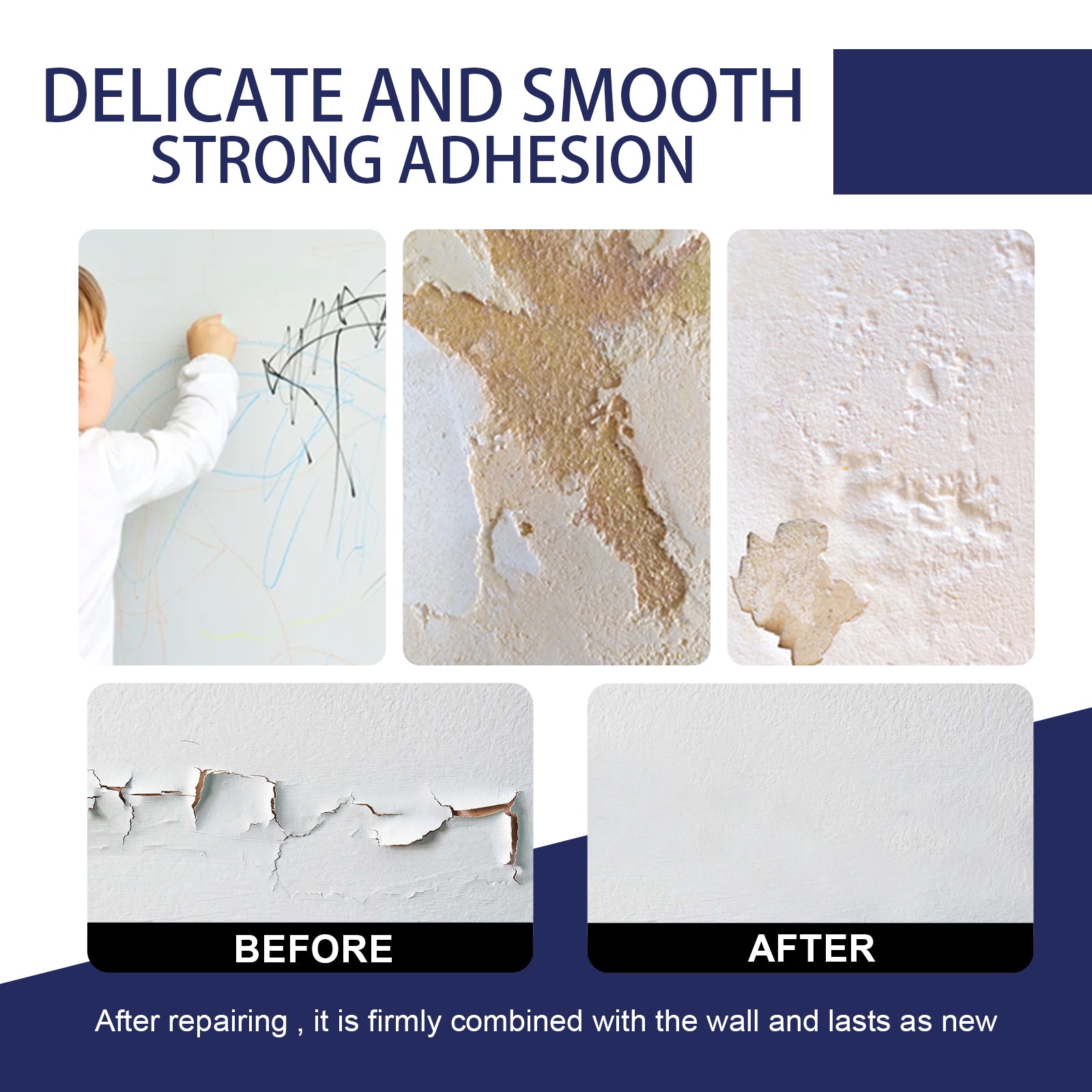 White Wall Repair Paste, Wall Maintenance Renovation Cover Repair Household Wall Repair Paste