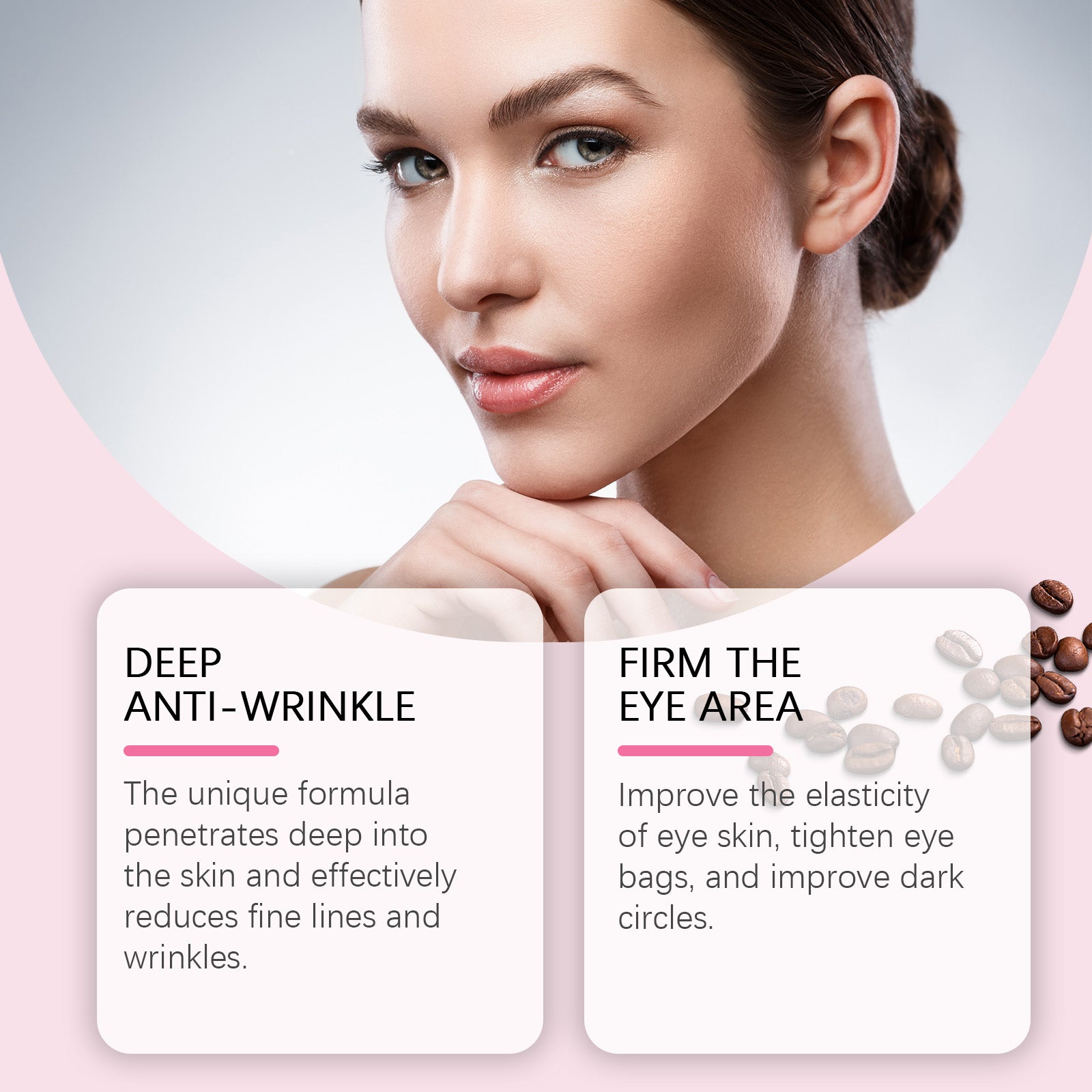 Eye Firming Cream Hydrates And Enhances Elasticity Around The Eyes, Nourishing And Firming Cream For Delicate Skin