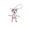 Little Bear Ornament- Dots