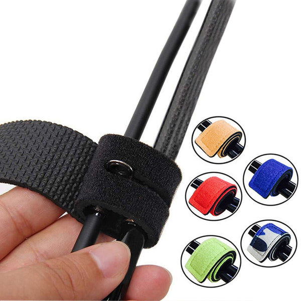1 Pcs New Fishing Tools Rod Tie Strap Belt Tackle Elastic Wrap Band Pole Holder Accessories Diving Materials Non-slip Firm - Gifts for You 'n Me