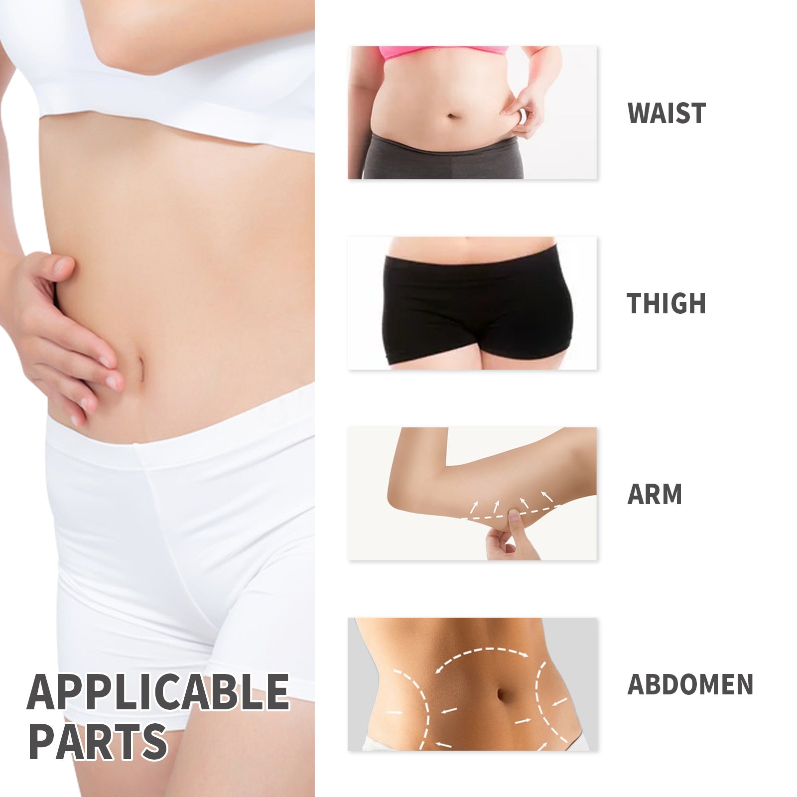 Organic Balm, Smooth And Firm Arms Thighs Belly Bye Meat Belly Anti-Orange Peel Body Shaping Bar