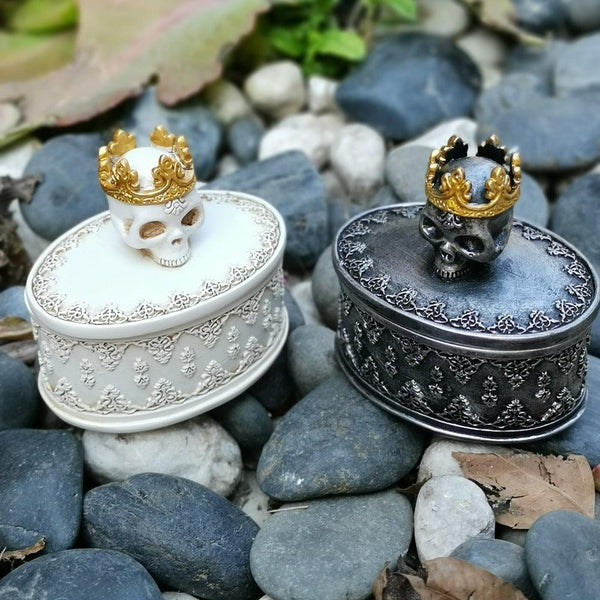 Crown Skull Storage Box