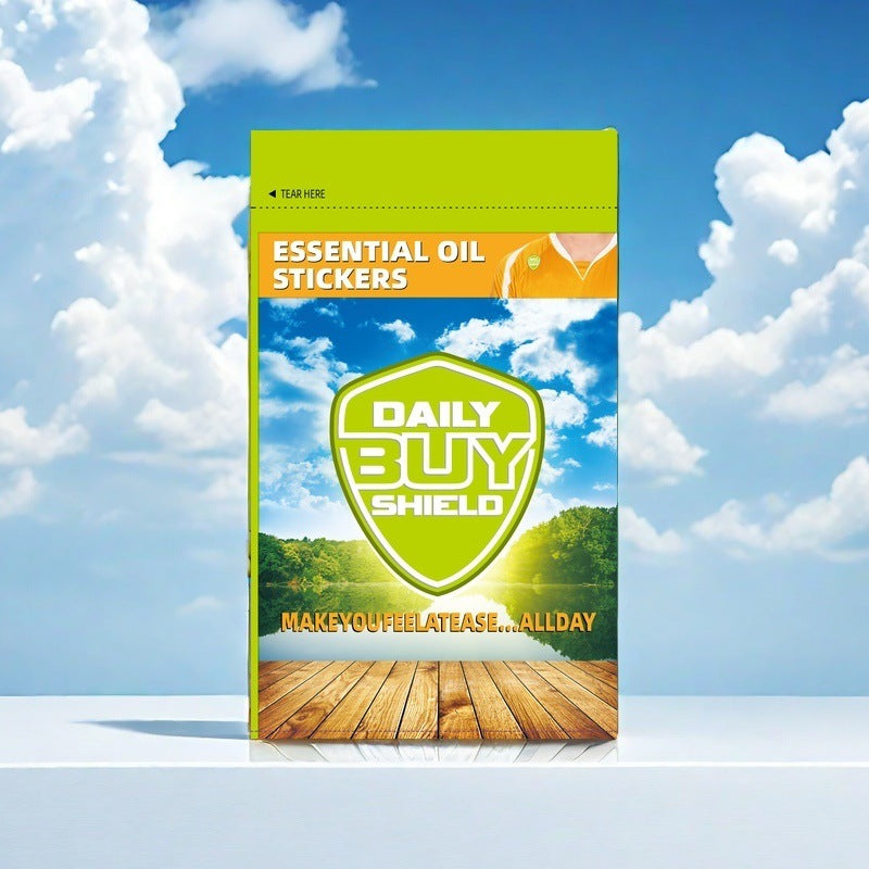 [120 pieces] Shield essential oil fragrance sticker non-woven fabric sticker adult and children silicone non mosquito repellent wristband