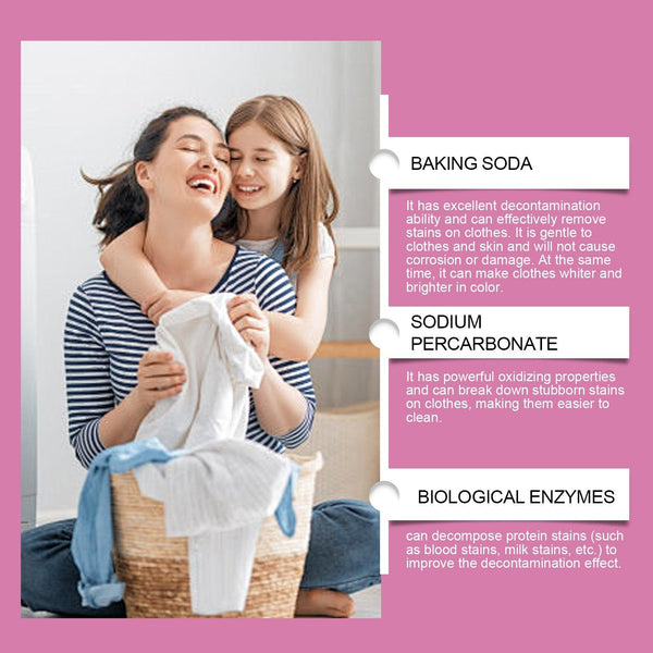 Clothing Decontamination Effervescent Tablet Biological Enzyme Explosion Salt Household Clothing Decontamination Decontamination Stain Leave Fragrance Cleaning