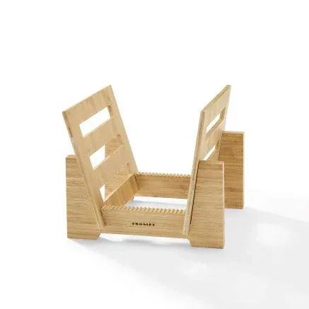 Record Storage Display Stand - Bamboo - Gifts for You 'n Me