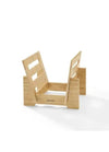Record Storage Display Stand - Bamboo
