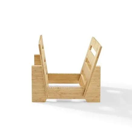 Record Storage Display Stand - Bamboo - Gifts for You 'n Me