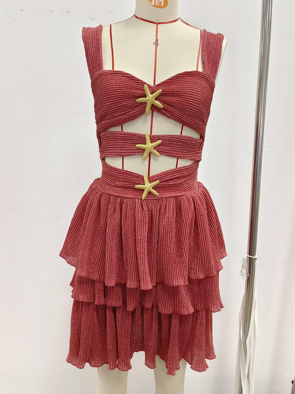 A-shaped cake skirt one-piece beach set sexy one-piece
