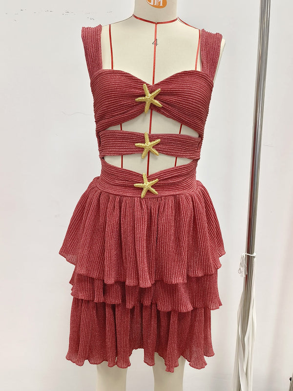 A-shaped cake skirt one-piece beach set sexy one-piece