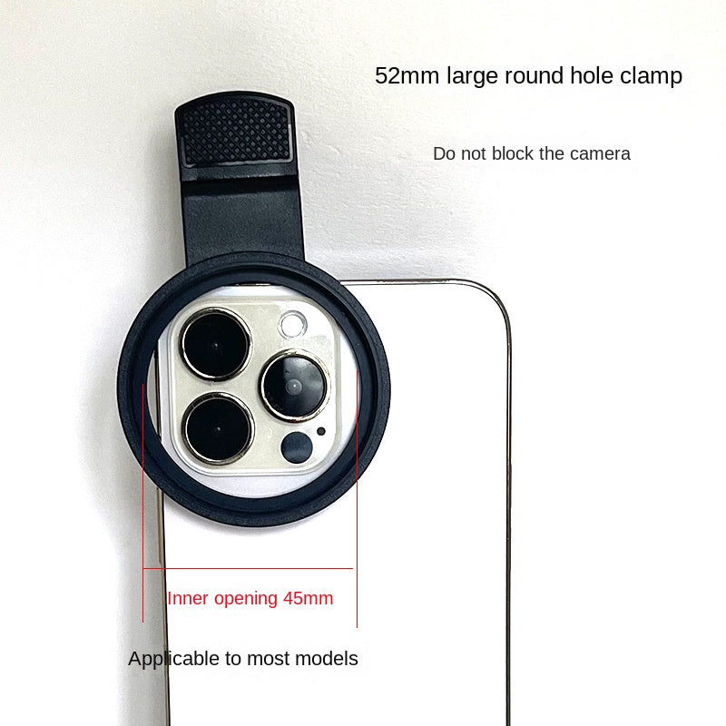 52mm Lens Phone Accessories Sparkling Starlight Mirror Short Line Mirror Starburst Mirror 4/6/8 Lines Single