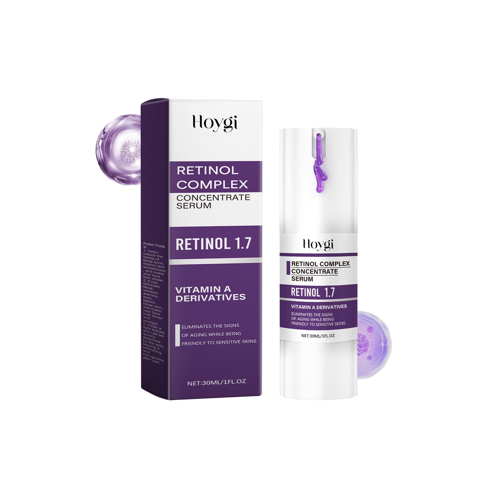 Retinol Facial Essence, Hydrates And Moisturizes Soft And Tender Skin For A Variety Of Skin Types