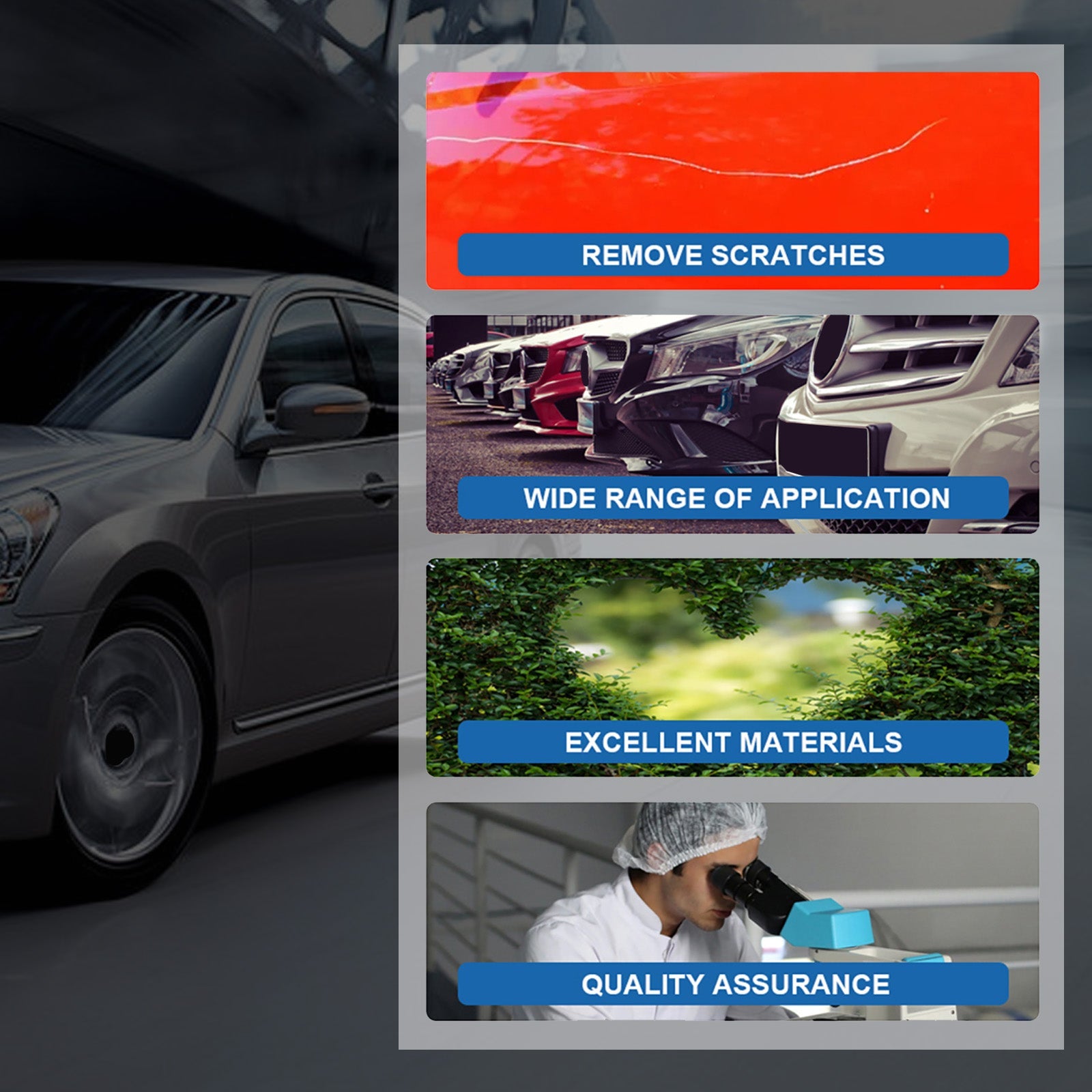 Car Scratch Polishing Wax, Car Paint Scratches And Scratches Repair Cream Maintenance Polishing Wax