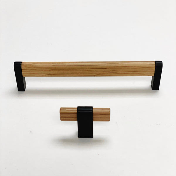 Oak Wood and Black 