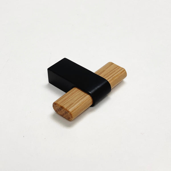 Oak Wood and Black 