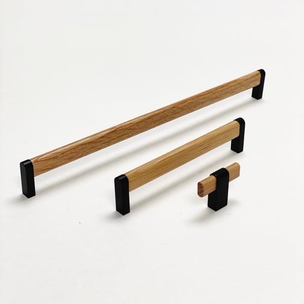 Oak Wood and Black 