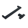 Metal and Black Wood 