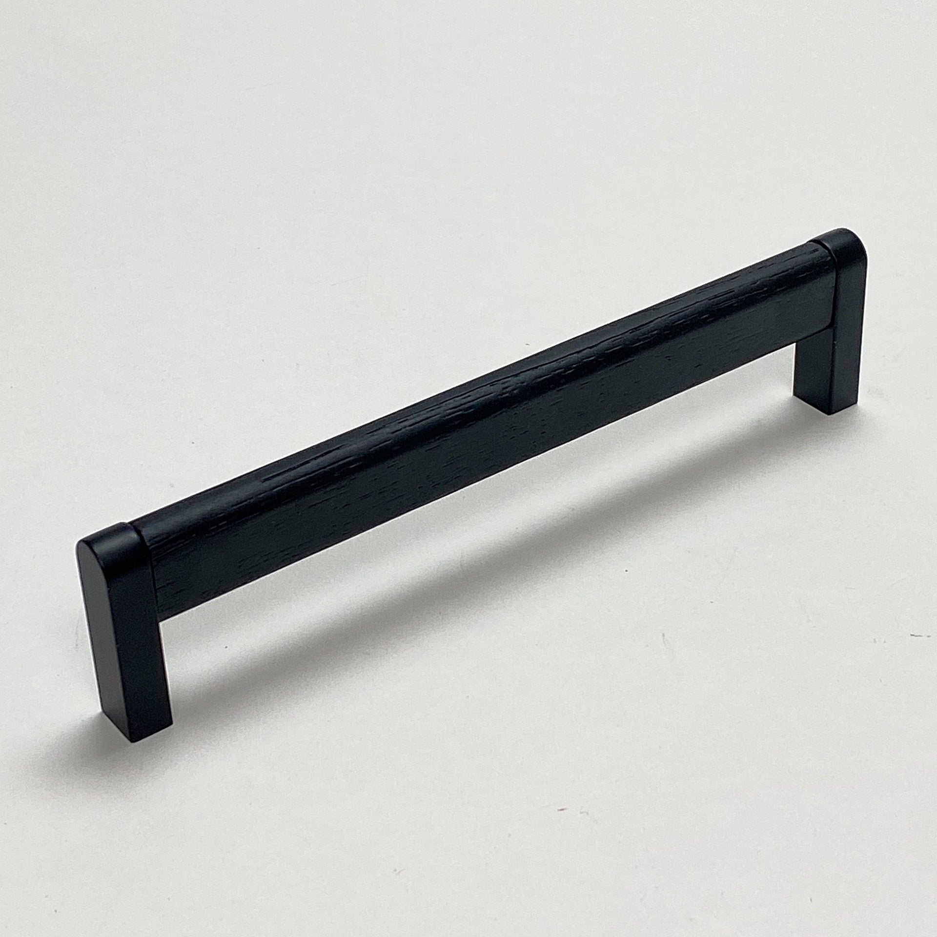 Metal and Black Wood 