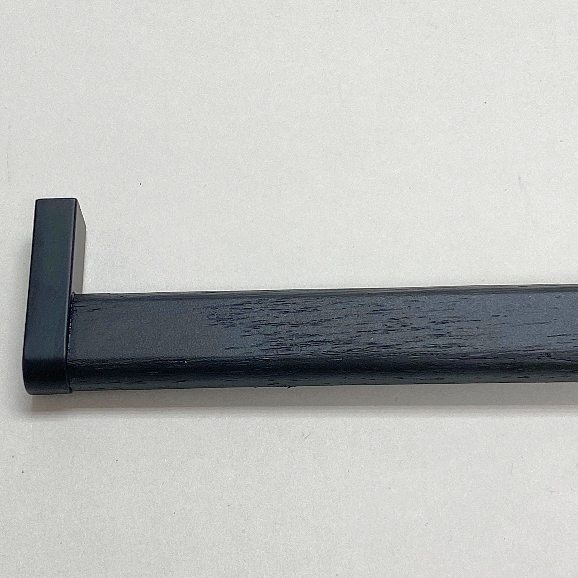 Metal and Black Wood 