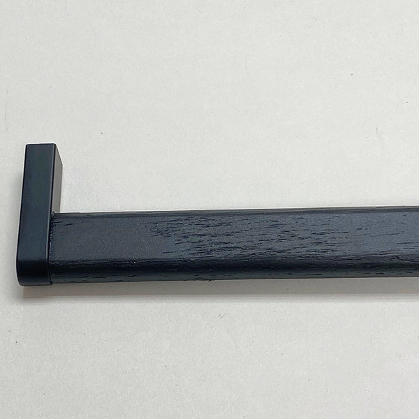 Metal and Black Wood 