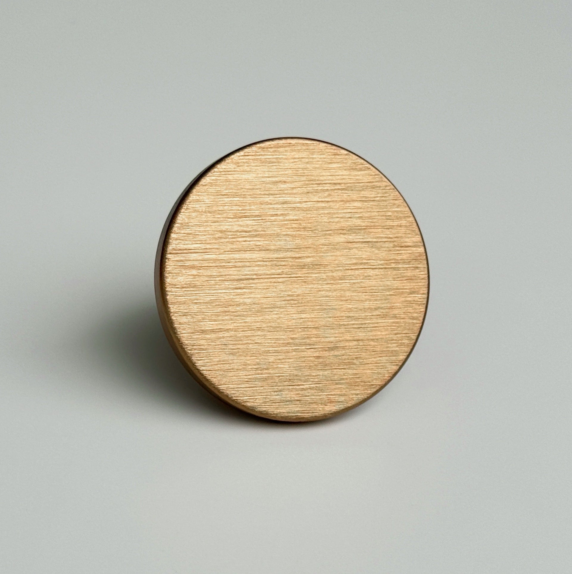 Round Brushed Bronze 