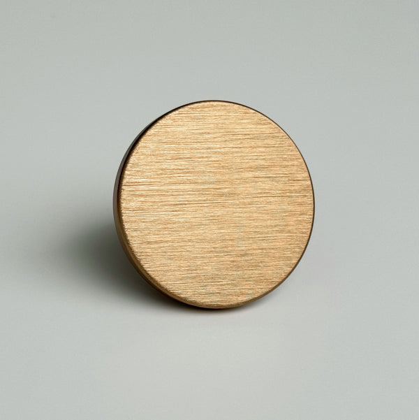 Round Brushed Bronze 