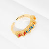 Crown Ring - A tribute to Armenian Queens - 14K Yellow Gold plated
