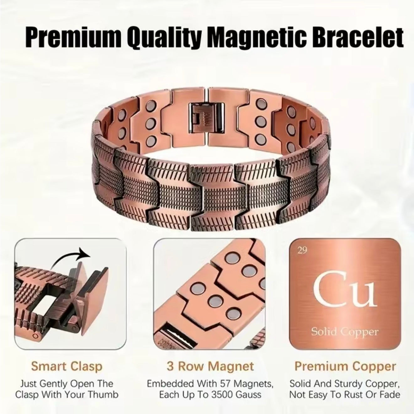 PureMag Copper Bracelet V.I.P Digital Presence