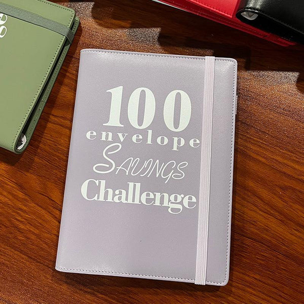100 Envelope Challenge Binder Couple 100 Day Challenge Hand Account Money Savings Notepad